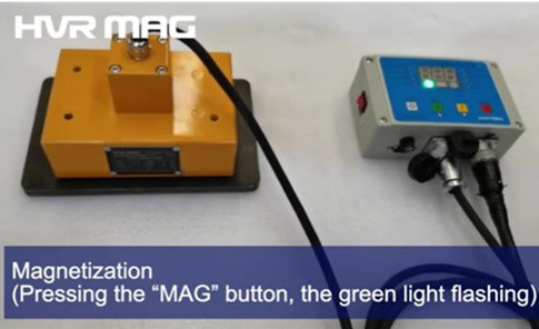 Electro Permanent Lifting Magnet Test - Magnetic Property Demonstration