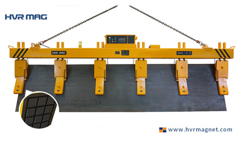 Process View of HVR MAG's 6 Ton Vertical Plate Lift Magnets - to Be Shipped to US